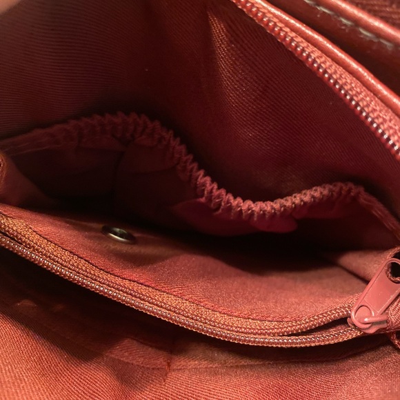Red Leather Crossbody Bag - Picture 2 of 2